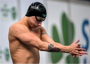 29 April 2016; Jamie Graham, Bangor SC, ahead of the Men's 100m Breaststroke Heat 3. Irish Open Long Course Swimming Championships, National Aquatic Centre, National Sports Campus, Abbotstown, Dublin. Picture credit: Sam Barnes / SPORTSFILE