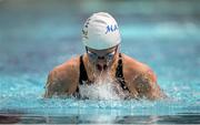 29 April 2016; Mona McSharry, Marlins SC, competing in the Women's 100m Breaststroke Heat 5. Irish Open Long Course Swimming Championships, National Aquatic Centre, National Sports Campus, Abbotstown, Dublin. Picture credit: Sam Barnes / SPORTSFILE