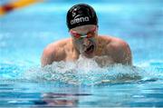 29 April 2016; Ben Griffin, Trojan SC, competing in the Mens 400m Individual Medley Heat 2. Irish Open Long Course Swimming Championships, National Aquatic Centre, National Sports Campus, Abbotstown, Dublin. Picture credit: Sam Barnes / SPORTSFILE