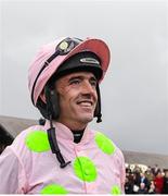 29 April 2016; Ruby Walsh smiles as he leaves the winner's enclosure after winning the BETDAQ Punchestown Champion Hurdle on Vroum Vroum Mag. Punchestown, Co. Kildare. Picture credit: Seb Daly / SPORTSFILE