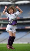 18 May 2010; 6 year old Elva Maguire from Templeogue, Co. Dublin, at the Vhi GAA Cúl Camps Ambassador Launch 2010. The Vhi GAA Cúl Camps are the largest children’s summer activity in the country with over 85,000 children taking part in over 1,000 camps around Ireland and overseas. Croke Park, Dublin. Photo by Sportsfile