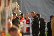 21 May 2010; Mark Quigley, Bohemians, is substituted during the first half. Airtricity League Premier Division, St Patrick's Athletic v Bohemians, Richmond Park, Inchicore, Dublin. Picture credit: David Maher / SPORTSFILE