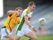 23 May 2010; Ken Casey, Offaly, in action against Chris O'Connor, Meath. Leinster GAA Football Senior Championship Preliminary Round, Meath v Offaly, O'Moore Park, Portlaoise, Co. Laois. Picture credit: Brian Lawless / SPORTSFILE