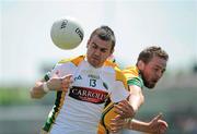 23 May 2010; Ken Casey, Offaly, in action against Chris O Connor, Meath. Leinster GAA Football Senior Championship Preliminary Round, Meath v Offaly, O'Moore Park, Portlaoise, Co. Laois. Picture credit: Brian Lawless / SPORTSFILE