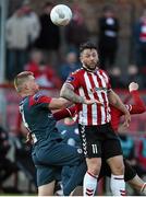 29 April 2016; Rory Patterson, Derry City, in action against Gary Boylan, Sligo Rovers. SSE Airtricity League Premier Division, Derry City v Sligo Rovers. Brandywell Stadium, Derry. Picture credit: Oliver McVeigh / SPORTSFILE
