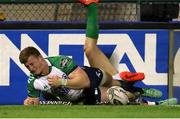 29 April 2016; Peter Robb, Connacht, after scoring his side's try. Guinness PRO12 Round 21, Benetton Treviso v Connacht. Stadio Monigo, Treviso, Italy. Picture credit: Daniele Resini / SPORTSFILE