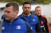 30 April 2016; Ben Te'o, Leinster, arrives ahead of the game. Guinness PRO12, Round 21, Ulster v Leinster. Kingspan Stadium, Ravenhill Park, Belfast, Co. Antrim. Picture credit: Stephen McCarthy / SPORTSFILE