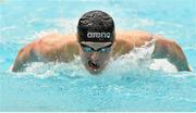 30 April 2016; Brendan Hyland, Ireland, competing in the Men's 100m butterfly preliminary event. Irish Open Long Course Swimming Championships, National Aquatic Centre, National Sports Campus, Abbotstown, Dublin. Picture credit: Cody Glenn / SPORTSFILE
