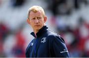 30 April 2016; Leinster head coach Leo Cullen. Guinness PRO12, Round 21, Ulster v Leinster. Kingspan Stadium, Ravenhill Park, Belfast, Co. Antrim. Picture credit: Stephen McCarthy / SPORTSFILE