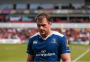 30 April 2016; Rhys Ruddock, Leinster, following his side's defeat. Guinness PRO12, Round 21, Ulster v Leinster. Kingspan Stadium, Ravenhill Park, Belfast, Co. Antrim. Picture credit: Stephen McCarthy / SPORTSFILE