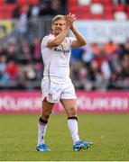 30 April 2016; Chris Henry, Ulster, following his side's victory. Guinness PRO12, Round 21, Ulster v Leinster. Kingspan Stadium, Ravenhill Park, Belfast, Co. Antrim. Picture credit: Stephen McCarthy / SPORTSFILE