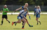 30 April 2016; Emma Murray, Waterford, in action against Aisling Moloney, Tipperary. Lidl Ladies Football National League Division 3 Final, Tipperary v Waterford, Clane, Co. Kildare. Picture credit: Matt Browne / SPORTSFILE
