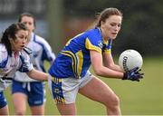 30 April 2016; Gillian O'Brien, Waterford, in action against Tipperary. Lidl Ladies Football National League Division 3 Final, Tipperary v Waterford, Clane, Co. Kildare. Picture credit: Matt Browne / SPORTSFILE