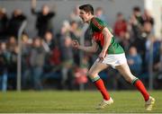 30 April 2016; Conor Loftus, Mayo, celebrates after scoring his side's third goal. EirGrid GAA Football Under 21 All-Ireland Championship Final, Cork v Mayo. Cusack Park, Ennis, Co. Clare. Picture credit: Piaras Ó Mídheach / SPORTSFILE