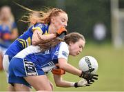 30 April 2016; Megan Dunford, Waterford, in action against Aisling Moloney, Tipperary. Lidl Ladies Football National League Division 3 Final, Tipperary v Waterford, Clane, Co. Kildare. Picture credit: Matt Browne / SPORTSFILE
