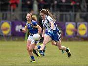30 April 2016; Katie Murray, Waterford, in action against Tipperary. Lidl Ladies Football National League Division 3 Final, Tipperary v Waterford, Clane, Co. Kildare. Picture credit: Matt Browne / SPORTSFILE