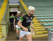 1 May 2016; Carlow's Jack Kavanagh makes his way onto the pitch before the game against Kerry. Leinster GAA Hurling Championship Qualifier, Round 1, Kerry v Carlow, Austin Stack Park, Tralee, Co. Kerry. Picture credit: Matt Browne / SPORTSFILE