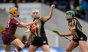 1 May 2016; Sarah-Ann Quinlan, Kilkenny, supported by team-mate Miriam Walsh, right, in action against Sarah Dervan, Galway. Irish Daily Star National Camogie League Division 1 Final, Galway v Kilkenny. Semple Stadium, Thurles, Co. Tipperary. Picture credit: Piaras Ó Mídheach / SPORTSFILE