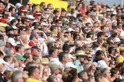 23 May 2010; The large sun baked crowd watching the game. Ulster GAA Football Senior Championship Quarter-Final, Antrim v Tyrone, Casement Park, Belfast, Co. Antrim. Picture credit: Oliver McVeigh / SPORTSFILE