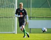 23 May 2010; Damien Duff, Republic of Ireland, in action during squad training ahead of their forthcoming training camp and international friendlies against Paraguay and Algeria. Gannon Park, Malahide, Dublin. Picture credit: David Maher / SPORTSFILE