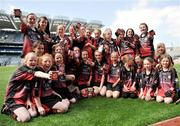 24 May 2010; The Scoil Olaf, Balally, team celebrate with the Nuri Cup. Allianz Allianz Cumann na mBunscol Finals, Scoil Olaf, Balally v Scoil Lorcáin, Monkstown, Croke Park, Dublin. Picture credit: Barry Cregg / SPORTSFILE