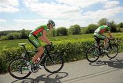 24 May 2010; Conor McConvey, left, and David O'Loughlin, An Post Sean Kelly team, in action during the second stage. FBD Insurance Ras, Stage 2, Dundalk – Carrick-on-Shannon. Picture credit: Stephen McCarthy / SPORTSFILE