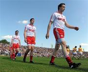 23 May 2010; Tyrone's Colm Cavanagh, Sean Cavanagh and Joe McMahon during the pre-match parade before the game. Ulster GAA Football Senior Championship Quarter-Final, Antrim v Tyrone, Casement Park, Belfast, Co. Antrim. Picture credit: Oliver McVeigh / SPORTSFILE