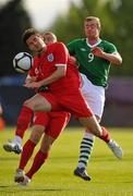 26 May 2010; Paul Byrne, Republic of Ireland, in action against Tom Cadmore, England. International Challenge Trophy, Republic of Ireland v England, RSC, Waterford. Picture credit: David Maher / SPORTSFILE
