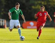 26 May 2010; Shaun Kelly, Republic of Ireland, in action against Sam Deering, England. International Challenge Trophy, Republic of Ireland v England, RSC, Waterford. Picture credit: David Maher / SPORTSFILE