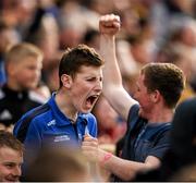 1 May 2016; Waterford supporters celebrate a late score. Allianz Hurling League Division 1 Final, Clare v Waterford. Semple Stadium, Thurles, Co. Tipperary. Picture credit: Stephen McCarthy / SPORTSFILE