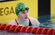 1 May 2016; Danielle Hill, Larne SC, after competing in the Women's 50m Freestyle Semi-Final. Irish Open Long Course Swimming Championships, National Aquatic Centre, National Sports Campus, Abbotstown, Dublin. Picture credit: Sam Barnes / SPORTSFILE