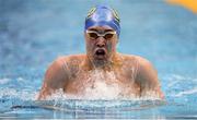 1 May 2016; Darragh Greene, UCD SC, competing in the Men's 200m Breaststroke A-Final. Irish Open Long Course Swimming Championships, National Aquatic Centre, National Sports Campus, Abbotstown, Dublin. Picture credit: Sam Barnes / SPORTSFILE