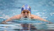 1 May 2016; Darragh Greene, UCD SC, competing in the Men's 200m Breaststroke A-Final. Irish Open Long Course Swimming Championships, National Aquatic Centre, National Sports Campus, Abbotstown, Dublin. Picture credit: Sam Barnes / SPORTSFILE