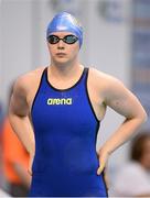 1 May 2016; Shauna O'Brien, UCD SC, ahead of the Women's 100m Butterfly A Final. Irish Open Long Course Swimming Championships, National Aquatic Centre, National Sports Campus, Abbotstown, Dublin. Picture credit: Sam Barnes / SPORTSFILE