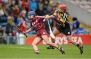 1 May 2016; Niamh Kilkenny, Galway, in action against Jacqui Frisby, Kilkenny. Irish Daily Star National Camogie League Division 1 Final, Galway v Kilkenny. Semple Stadium, Thurles, Co. Tipperary. Picture credit: Piaras Ó Mídheach / SPORTSFILE