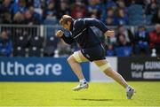 2 May 2016; Leinster's Jamie Heaslip in action during squad training at the RDS, Ballsbridge, Dublin. Picture credit: Stephen McCarthy / SPORTSFILE