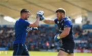 2 May 2016; Leinster's Sean O'Brien takes part in some boxing training with Cillian Reardon, strength & conditioning coach, during squad training at the RDS, Ballsbridge, Dublin. Picture credit: Stephen McCarthy / SPORTSFILE