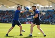 2 May 2016; Leinster's Sean O'Brien takes part in some boxing training with Cillian Reardon, strength & conditioning coach, during squad training at the RDS, Ballsbridge, Dublin. Picture credit: Stephen McCarthy / SPORTSFILE