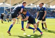 2 May 2016; Leinster's Gavin Thornbury, left, and Sean Cronin during squad training at the RDS, Ballsbridge, Dublin. Picture credit: Stephen McCarthy / SPORTSFILE