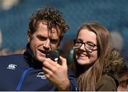 2 May 2016; Leinster's Jamie Heaslip poses for a photograph during an open session at the RDS, Ballsbridge, Dublin. Picture credit: Stephen McCarthy / SPORTSFILE