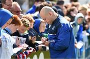2 May 2016; Leinster's Richardt Strauss meets supporters during an open session at the RDS, Ballsbridge, Dublin. Picture credit: Stephen McCarthy / SPORTSFILE