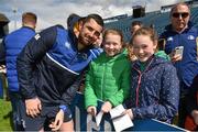 2 May 2016; Leinster's Rob Kearney meets supporters during an open training at the RDS, Ballsbridge, Dublin. Picture credit: Stephen McCarthy / SPORTSFILE