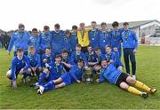 2 May 2016; The Nenagh squad celebrate with the cup after victory over Wilton United after extra time. FAI Umbro U17 Cup Final, Nenagh v Wilton United. Janesboro FC, Janesboro, Limerick. Picture credit: Diarmuid Greene / SPORTSFILE
