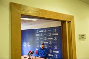 2 May 2016; Leinster's Jack McGrath during a press conference. Leinster Rugby Press Conference. Leinster Rugby HQ, UCD, Dublin. Picture credit: Stephen McCarthy / SPORTSFILE