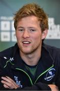 3 May 2016; Connacht's Kieran Marmion speaking during a press conference. Connacht Rugby Press Conference. Sportsground, Galway.  Picture credit: David Maher / SPORTSFILE