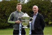 9 May 2016; In attendance at the launch of the 2016 Leinster GAA Senior Championships is Kilkenny hurler Walter Walsh and manager Brian Cody. Pearse Museum, Rathfarnham, Dublin. Picture credit: Ramsey Cardy / SPORTSFILE