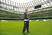 27 May 2010; Republic of Ireland's Damien Duff during the squad's first visit to the new Aviva Stadium. Aviva Stadium, Lansdowne Road, Dublin. Picture credit: David Maher / SPORTSFILE