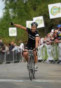 27 May 2010; Jonathan Tiernan Locke, Team Rapha Condor Sharp, celebrates winning the fifth stage on the Seskin Hill climb. FBD Insurance Ras, Stage 5, Tipperary - Seskin Hill. Picture credit: Stephen McCarthy / SPORTSFILE