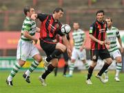 29 May 2010; Jason Byrne, Bohemians, in action against Stephen Rice, Shamrock Rovers. Airtricity League Premier Division, Bohemians v Shamrock Rovers, Dalymount Park, Dublin. Picture credit: Barry Cregg / SPORTSFILE