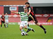 29 May 2010; Danny Murphy, Shamrock Rovers, in action against Anto Murphy, Bohemians. Airtricity League Premier Division, Bohemians v Shamrock Rovers, Dalymount Park, Dublin. Photo by Sportsfile
